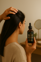 100% Organic Hair Regrowth Oil for Hair Fall Control & Damaged Roots Repair – Ayurvedic Formula